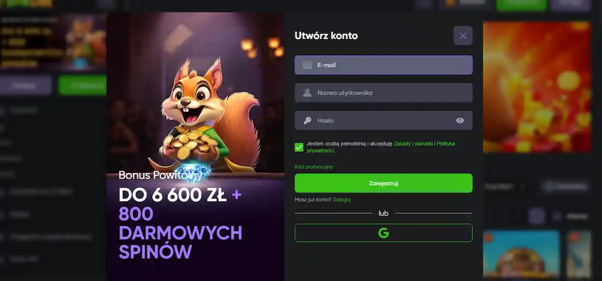 Spinline Casino nowa rejestracja z atrakcyjnym bonusem startowym i pakietem powitalnym