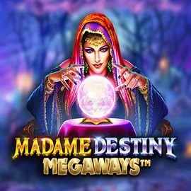 Madame Destiny Megaways by Pragmatic Play, showcased at spinlinescasino.com – game logo